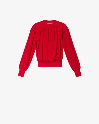Isabel Marant Enza Sweater In Red