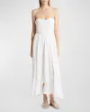 Isabel Marant Erika Embroidered Sleeveless Maxi Dress In White