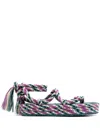 Isabel Marant Erol Tassel Rope Sandals In 紫色