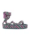 Isabel Marant Erol Tassel Rope Sandals In Multicolor