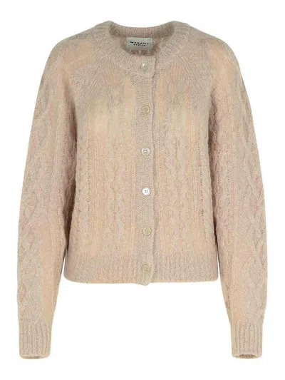 Isabel Marant Ery Beige Mohair Blend Sweater In Beis