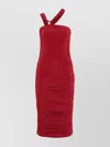Isabel Marant Ethel One-shoulder Midi Dress With Knot Detailing