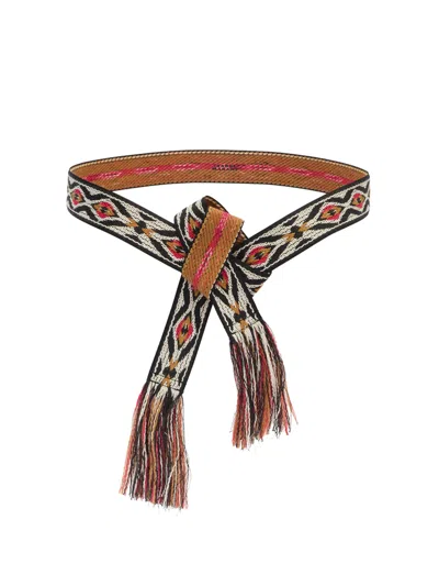 Isabel Marant Etki Tassel-detail Belt In Brown