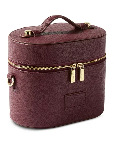 Isabel Marant Étoile Oval Toiletry Case In Burgundy