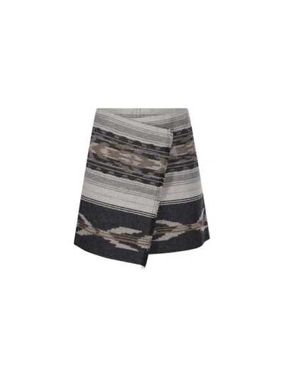 Isabel Marant Étoile A-line Wrap Skirt