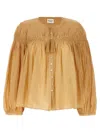 Isabel Marant Étoile Top Isabel Marant Etoile Woman Color Honey In Beige