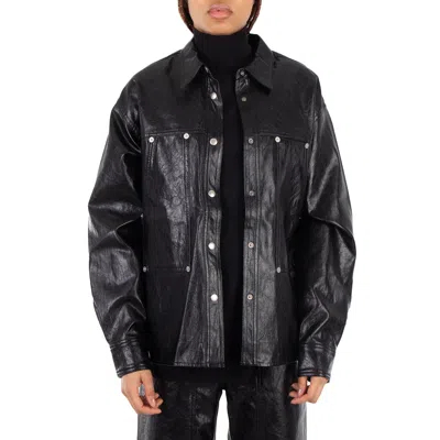 ISABEL MARANT ÉTOILE ABELIA LEATHER SHIRT