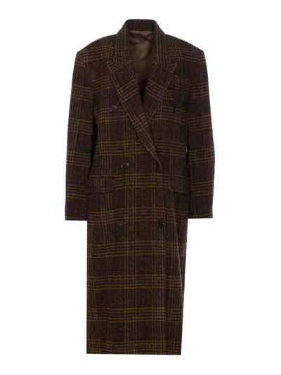 Isabel Marant Étoile Lexana Coat In Brown