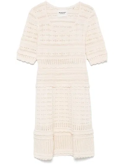 ISABEL MARANT ÉTOILE ISABEL MARANT ÉTOILE ABRIL SHORT OPENWORK KNITTED DRESS CLOTHING