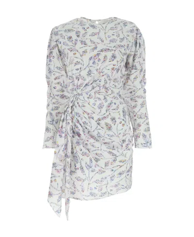 ISABEL MARANT ÉTOILE ISABEL MARANT ÉTOILE ASYMMETRIC LONG SLEEVED MINI DRESS