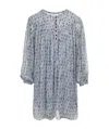 Isabel Marant Étoile Marant Étoile Woman Mini Dress Sky Blue Size 6 Viscose In Multicolor