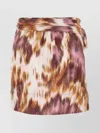Isabel Marant Étoile Abstract Pattern Wrap Mini Skirt
