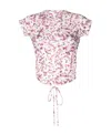 Isabel Marant Étoile Marant Étoile Woman Top Ivory Size 8 Viscose, Elastane In White