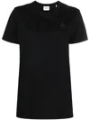 Isabel Marant Étoile Isabel Marant Etoile Aby Cotton T-shirt With Embroidered Logo In Black