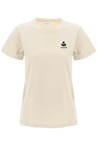 Isabel Marant Étoile Aby Regular Fit T-shirt In Beige