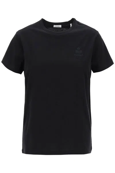 Isabel Marant Étoile Aby Regular Fit T-shirt In Nero