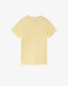 Isabel Marant Étoile Aby Crew-neck T-shirt In Yellow