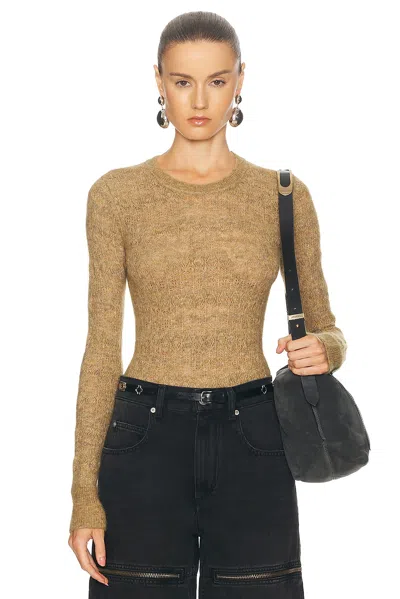 Isabel Marant Étoile Acia Sweater In Honey