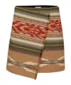 Isabel Marant Étoile Multicolor Adelaide Miniskirt In Camel