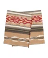 Isabel Marant Étoile Adelaide Frayed Wool-blend Jacquard Mini Wrap Skirt In Nude