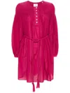 Isabel Marant Étoile Adeliani Pintuck-detail Dress In Pink