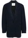 Isabel Marant Étoile Adilinko Single-breasted Blazer In Blue