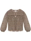 Isabel Marant Étoile Advika Semi-sheer Blouse With Patterns