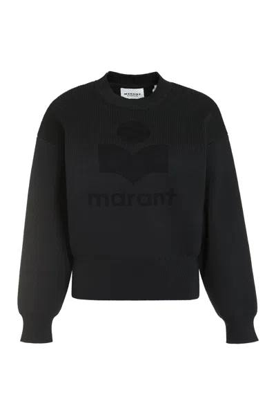 ISABEL MARANT ÉTOILE ISABEL MARANT ETOILE AILYS COTTON BLEND CREW-NECK SWEATER