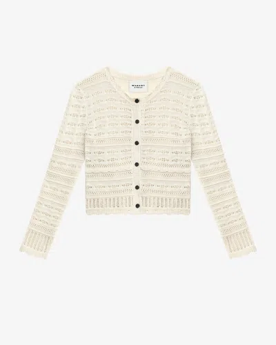 Isabel Marant Étoile Ajaline Cardigan In Beige