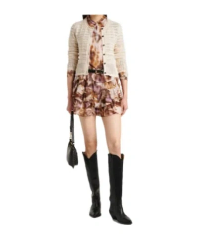 Isabel Marant Étoile Ajaline Cotton Cardigan In Neutral