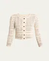 Isabel Marant Étoile Ajaline Openwork Cardigan In Ecru