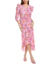 Isabel Marant Étoile Isabel Marant E'toile Albisd Silk-blended Maxi Dress In Pink