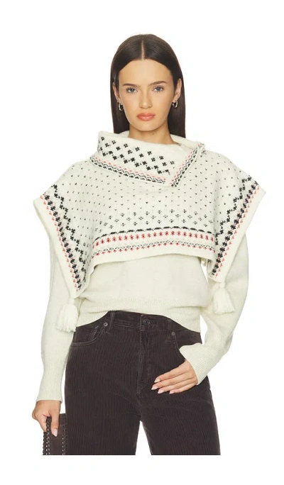 Isabel Marant Étoile Alfina Poncho In Multi