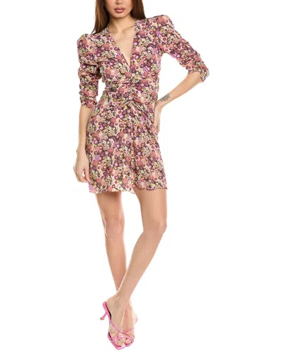 Isabel Marant Étoile Isabel Marant E'toile Aliniza Silk-blended Midi Dress In Beige