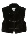 Isabel Marant Étoile Alisa Toggle Gilet In Black