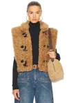 Isabel Marant Étoile Marant Etoile Women Alisa Faux Fur Vest In Camel