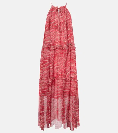 ISABEL MARANT ÉTOILE ALITA CHIFFON MIDI DRESS