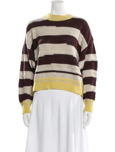 Pre-owned Isabel Marant Étoile Alpaca Striped Sweater In Multi