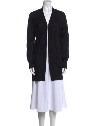 Pre-owned Isabel Marant Étoile Alpaca V-neck Sweater In Black