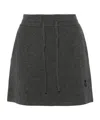 Isabel Marant Étoile Amaline Knitted Mini Skirt In Black