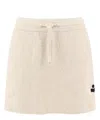 Isabel Marant Étoile Cotton Blend Skirt With Embroidered Logo