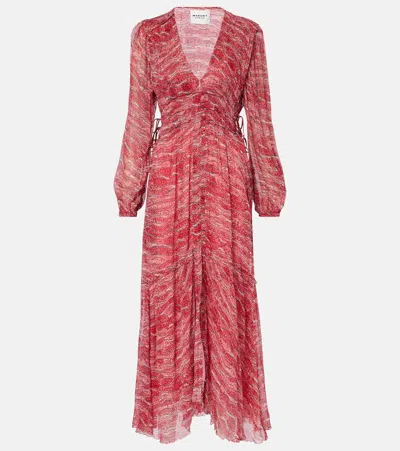 ISABEL MARANT ÉTOILE AMARA CHIFFON MAXI DRESS