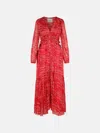 Isabel Marant Étoile 'amara' Red Viscose Dress In Red