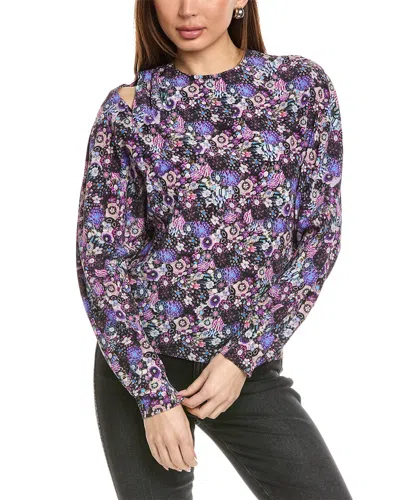 ISABEL MARANT ÉTOILE ISABEL MARANT E'TOILE AMBA BABYDOLL SILK BLOUSE