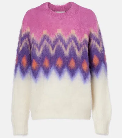 Isabel Marant Étoile Diamond-pattern Sweater In White