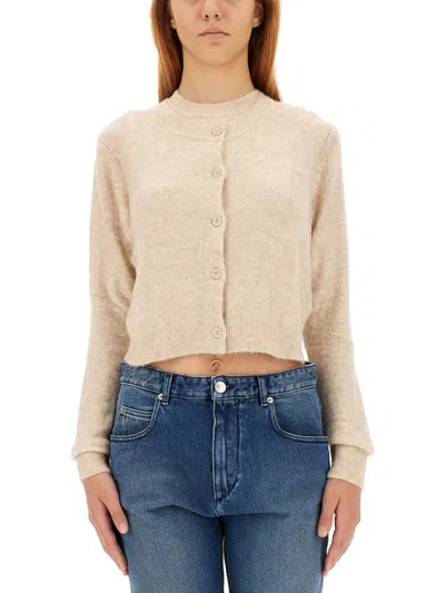 Isabel Marant Étoile Amenita Cardigan In Neutrals