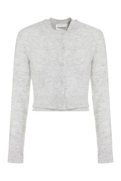 ISABEL MARANT ÉTOILE ISABEL MARANT ÉTOILE AMENITA WOOL-BLEND CARDIGAN