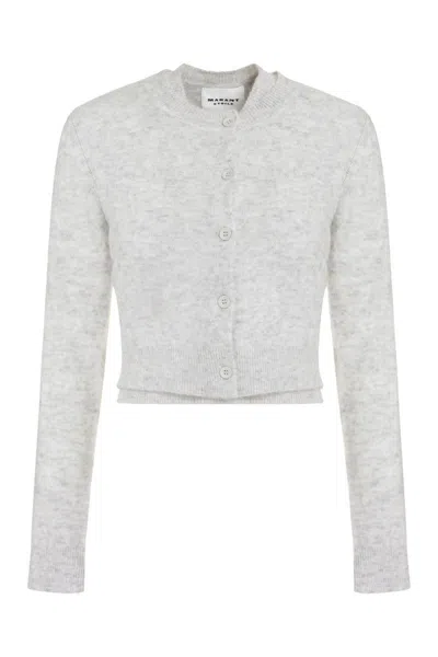 ISABEL MARANT ÉTOILE ISABEL MARANT ÉTOILE AMENITA WOOL-BLEND CARDIGAN