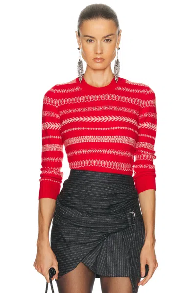 Isabel Marant Étoile Amity Sweater In Red