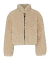 Isabel Marant Étoile Anasta Faux-fur Jacket In Beige